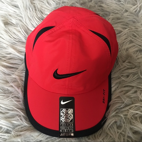 red nike dri fit hat